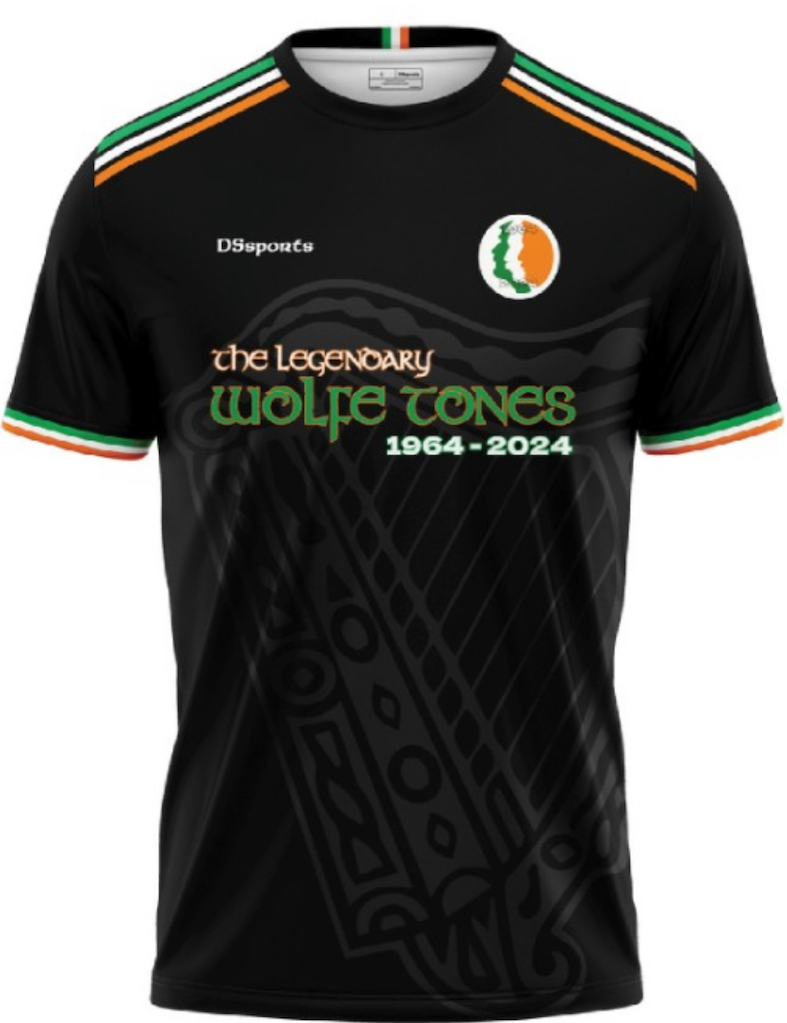 The Wolfe Tones Official 60th Anniversary Football Top